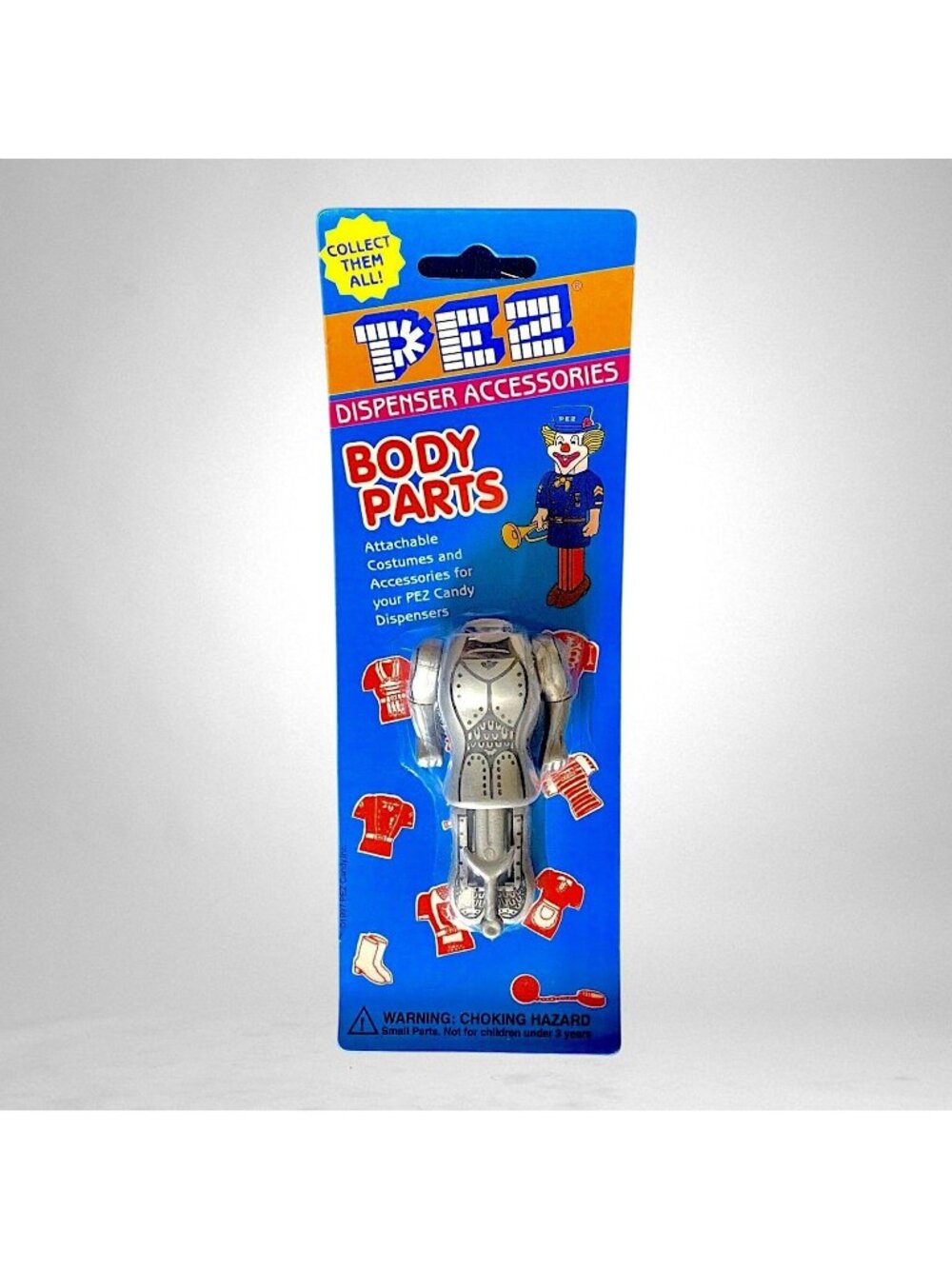 PEZ Dispenser Accessories Body Parts Attachable Costume Knight Vintage 1990s NOS